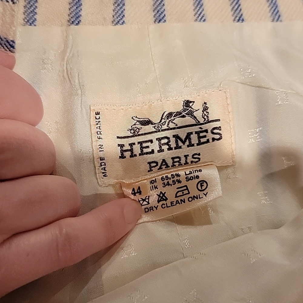 Vintage Hermes Skirt and Matching Coat - Picture 3 of 16